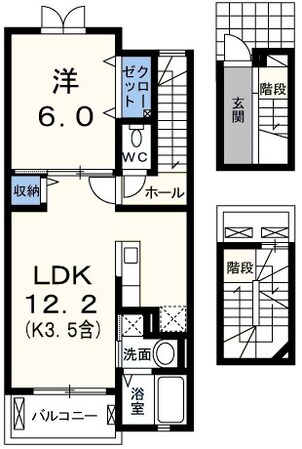 マル（ｍａｒｕ）の物件間取画像